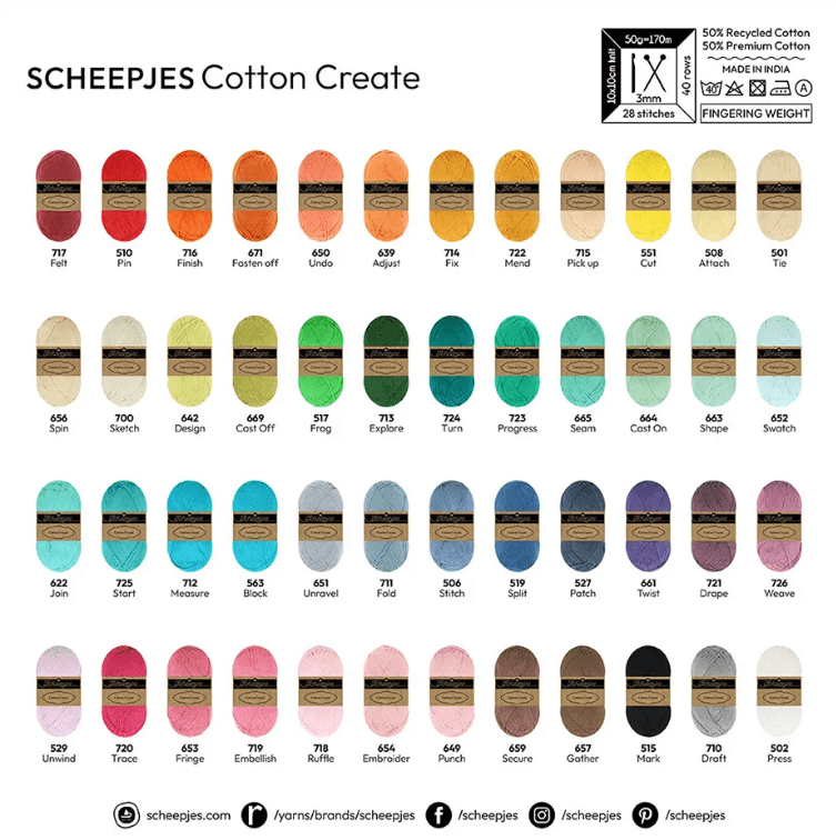 Scheepjes Catona 50g 1x50g - 110 Jet Black